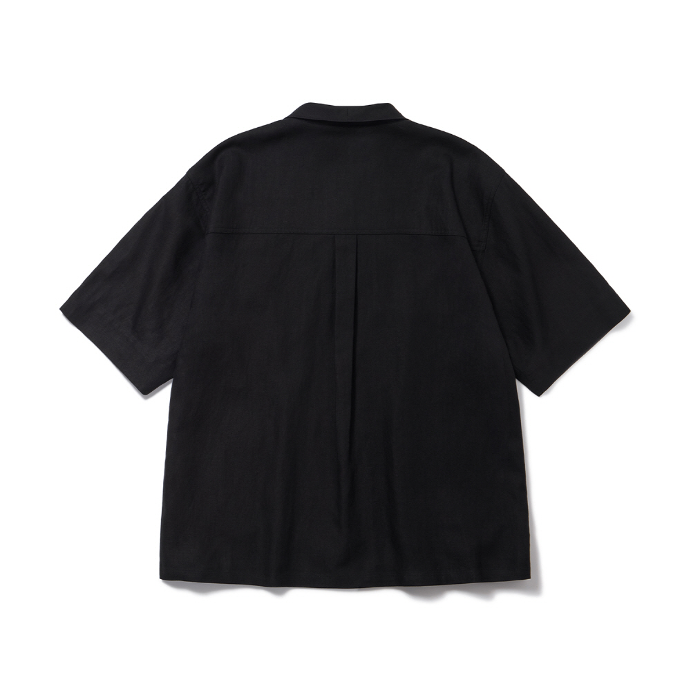 Glatt Half Shirts Harringbone Black
