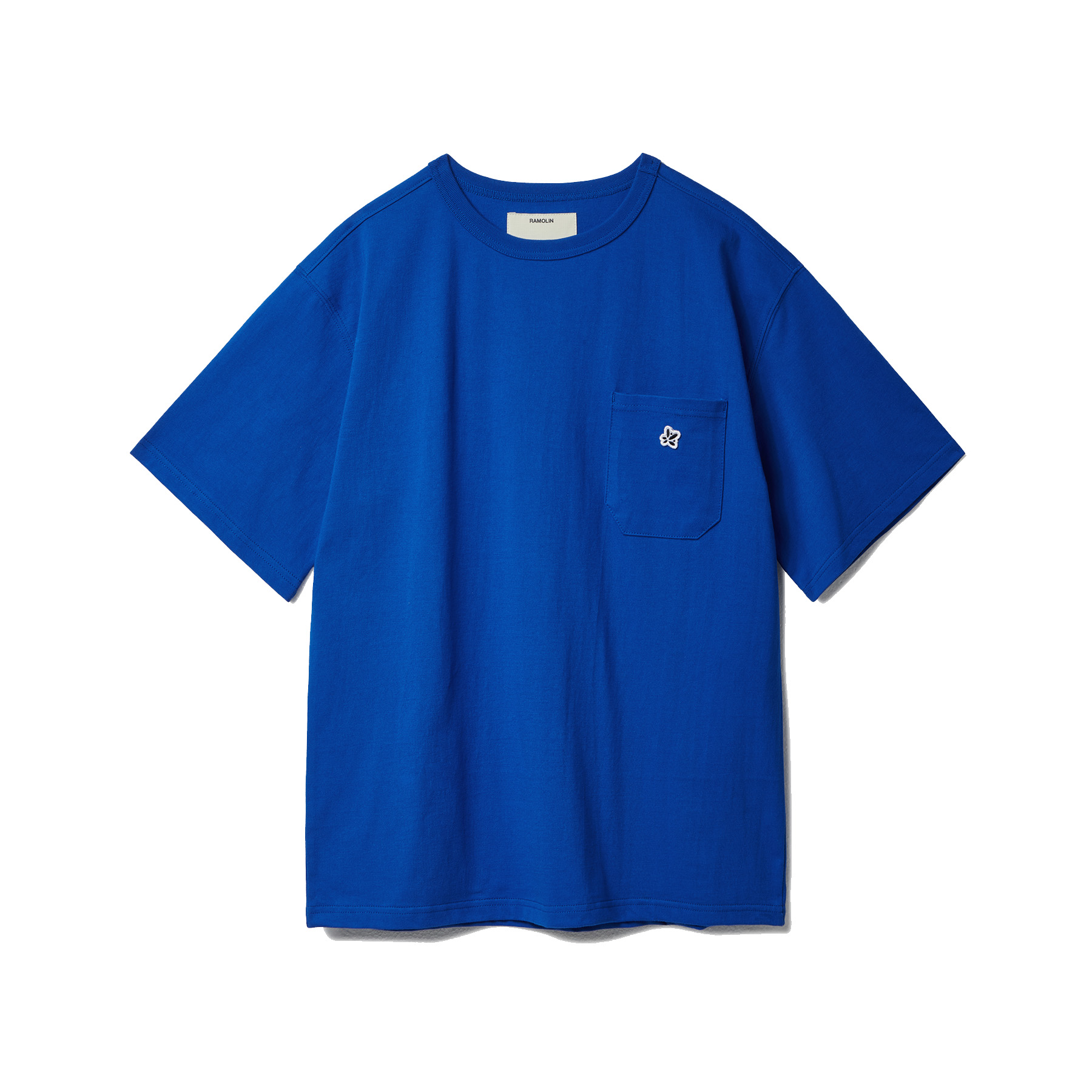 Patch Logo Pocket T-Shirts Pearl Blue