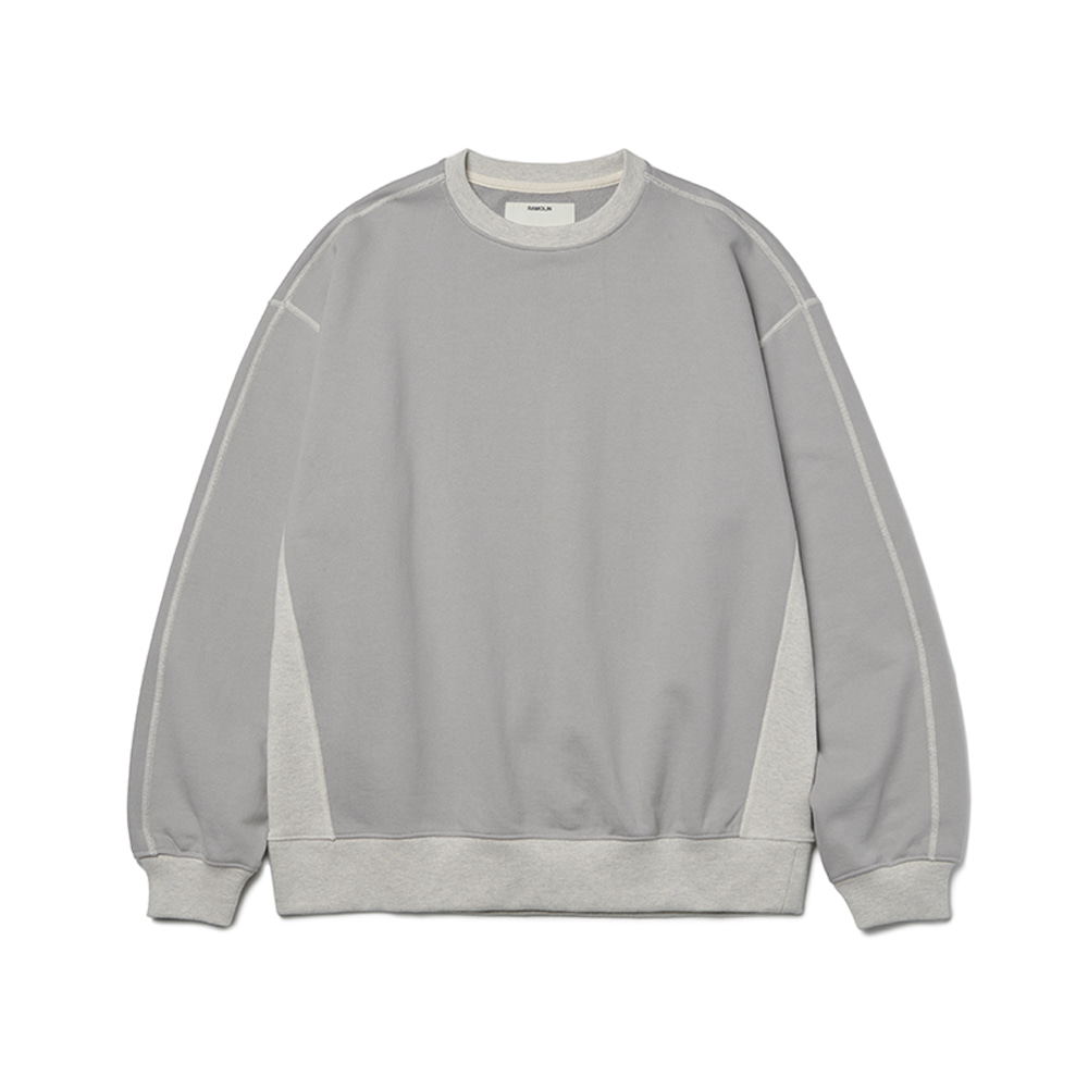 [Restock] Shoulder Split Sweatshirts Solid Blend