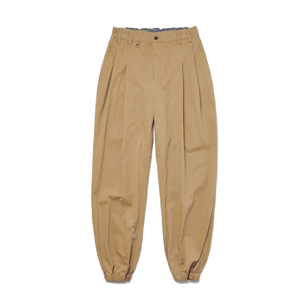 2-Tuck Wide Cargo Pants Brown