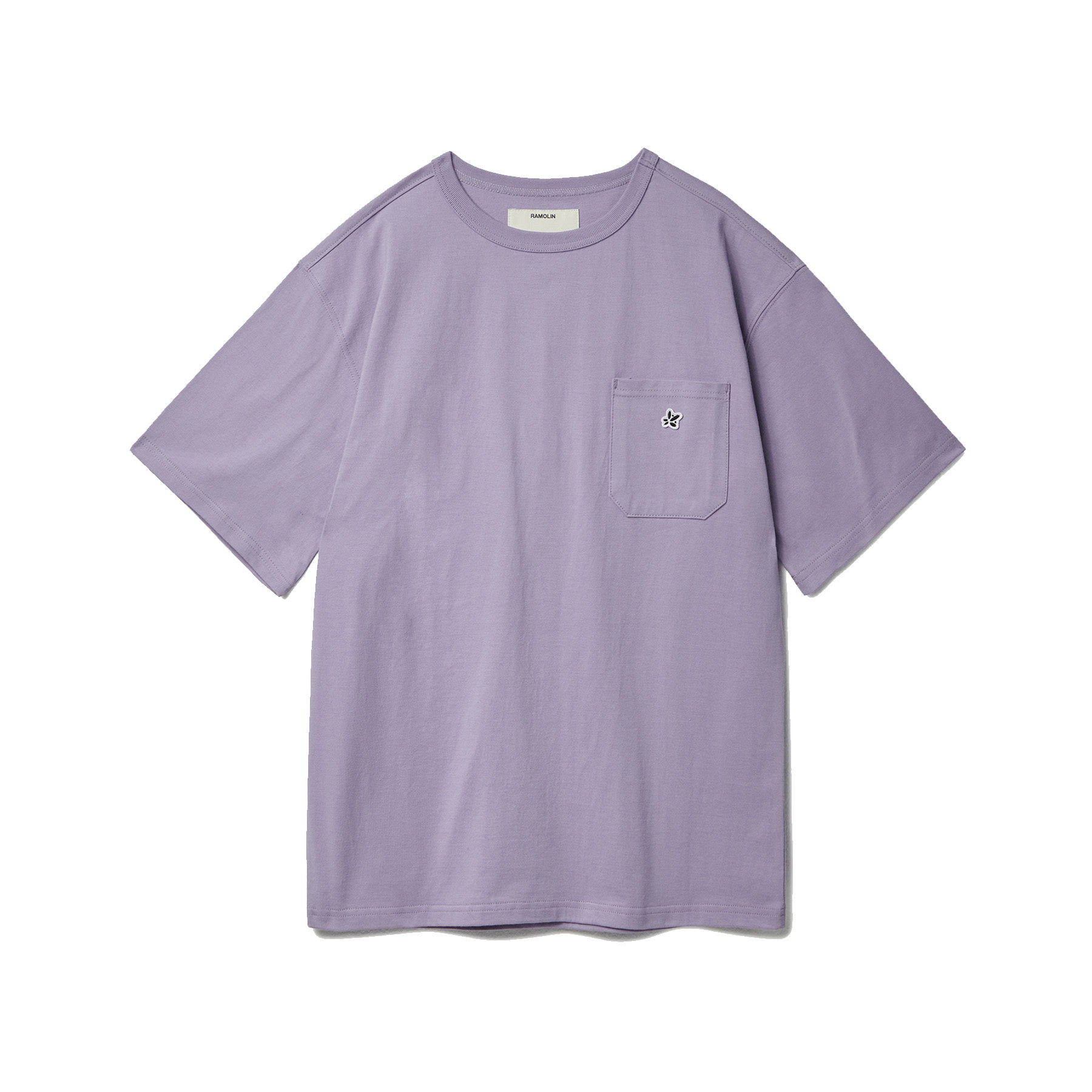 Patch Logo Pocket T-Shirts Dusty Lavender